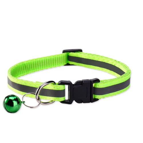 Reflective Pet Collar with Bell