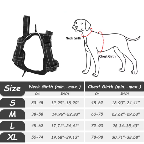LuxeGlow LED Dog Harness – Elegant Visibility & Comfort for Night Walk