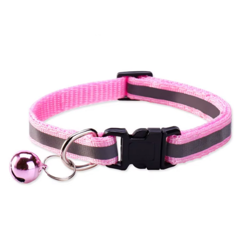 Reflective Pet Collar with Bell
