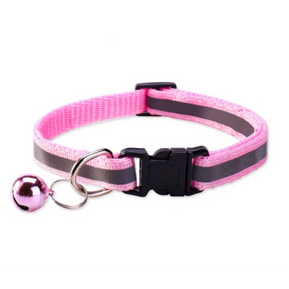 Reflective Pet Collar with Bell