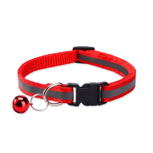 Reflective Pet Collar with Bell